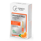 Cumpara ieftin Fiole pentru intretinerea tenului Vitamin C Plus, 10 bucati, Cosmetic Plant