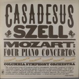 VINIL # 2xLP Mozart* : Casadesus*, Szell*, Columbia Symphony Orchestra &ndash; Four Piano Concertos (NM)