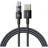 Cablu Date si Incarcare USB-A - USB-C Baseus Display 2, 100W, 2m, Negru P10382701111-00