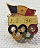 Insigna Jocurile Olimpice - Olimpiada Moscova 1980 - Comitetul Olimpic Roman