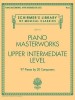 Piano Masterworks - Upper Intermediate Level: Schirmer&#039;s Library of Musical Classics