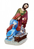 Statueta decorativa, Scena Nasterii Domnului, Multicolor, 32 cm, DVR0232-6G