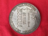 medalie expozitia filatelica Expo Olimp Timisoara ,anul 1988 .Diametru 50 mm