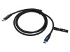 Cablu USB 2.0 Mini B la USB C, 0.5m, Negru, Vention