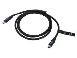 Cablu USB 2.0 Mini B la USB C, 0.5m, Negru