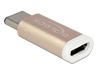 ADAPTER USB TYPE-C 2.0 STECKER (HOST) &amp;gt; USB 2.0 MICRO-B BUC 65677 DELOCK foto