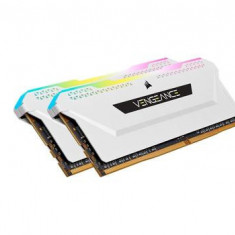 Memorie Corsair Vengeance RGB Pro SL White, 2x16GB, DDR4, 3600MHz, CL18