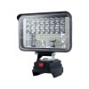 Lampa LED Portabila 78W, 48 LED, Baterie 48V, Power Bank, USB, Unghi Reglabil 90&deg;, Protectie Supraincarcare, Negru