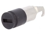 Adaptor Siguranțe Cilindrice 6.3x32mm 10A Negru 250V, SCHURTER