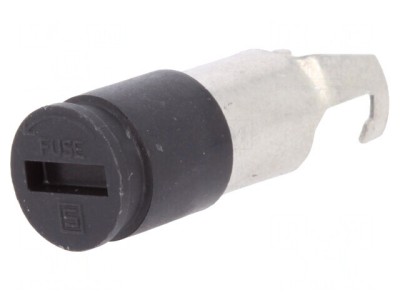 Adaptor Siguranțe Cilindrice 6.3x32mm 10A Negru 250V foto