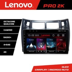 Navigatie Toyota Yaris 2008-2011 Lenovo Kit-YARIS08 8 core QLED 2K 4+64 360 Android Waze USB Navigatie Internet Youtube Radio Lenovo CarStore Technolo