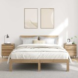 VidaXL Noptiere, 2 buc., stejar artizanal, 40x35x50 cm, lemn prelucrat
