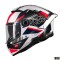 Casca integrala pentru scuter - motocicleta MT Thunder 4 SV Luminence A7 alb/rosu/albastru lucios (ochelari soare integrati) &ndash; tip viziera: MT-V-28B M