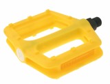 Pedale Bicicleta VP Freeride Easy, Plastic, Galbene, Reflectorizante, Ax Otel, 111x105x26mm, 305g