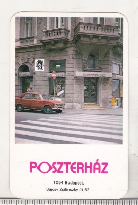 bnk cld Calendar de buzunar - 1985 - Ungaria - Poszterhaz foto