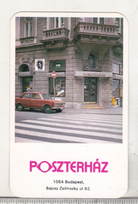 bnk cld Calendar de buzunar - 1985 - Ungaria - Poszterhaz