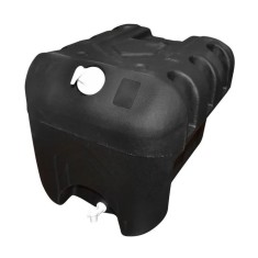 Rezervor apa 50L din plastic negru 420x440x400 mm cu robinet si dozator de sapun 250ml