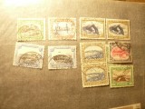 Serie mica Sud-Vest Africa colonie britanica - motive locale 10 valori stampilat