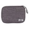 Husa pentru depozitare cabluri si accesorii electronice, Gri, 24x18x7.5 cm