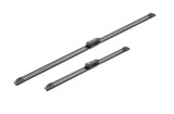 Stergator parbriz Bosch Aerotwin, cauciuc+grafit, tip plat, prindere carlig/universal, sofer/pasager, pt. Jaguar, Opel, Tesla, Vauxhall