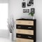 Comoda Alin 5 Sertare Wenge + Mesteacan