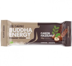 Baton energizant BIO cu alune de padure si carob Iswari