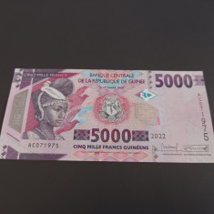 Bancnota 5000 FRANCS Guineea