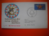 HOPCT PLIC FDC S NR 355 PIATA UNICA EUROPEANA 1992 GERMANIA -NECIRCULAT