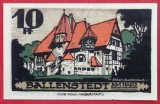 Germania notgeld 10 Pfennig 1921 Ballenstedt aUNC **
