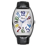 Ceas Barbati Chenxi 8217 Argintiu-Negru , Multifunctional, Design Sport, Rezistent la socuri, Rezistent la Apa 3ATM