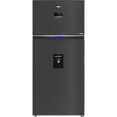 Frigider cu doua usi Beko RDNE650E40DZXBRN, 630 l, Neo Frost, Everfresh+, HarvestFresh, AeroFlow, ProSmart Inverter, Dozator apa, Clasa E, H 187 cm, D