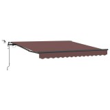 Cumpara ieftin Copertina electrica cu LED si senzor 3 x 2,5 m Maro