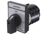 Comutator cu Came pentru Ampermetre 16A 4 Pozitii