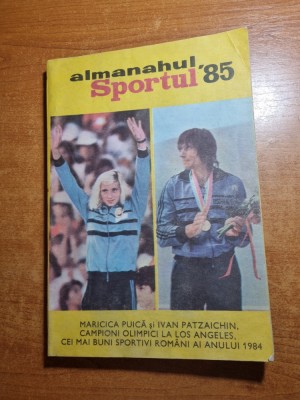 almanah sportul - din anul 1985 - maricica puica,ivan patzaichin foto