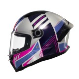 Casca integrala MTStinger 2 Tron C8 roz lucios