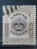 COLONII BRITANICE,LABUAN, 50C