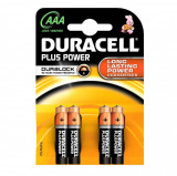 Baterie Duracell Alcalina AAA Set 4 Buc LR03/MN2400