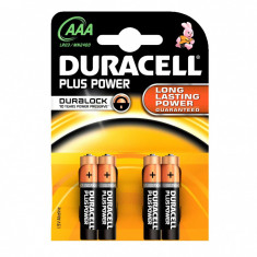 Baterie Duracell Alcalina AAA Set 4 Buc LR03/MN2400