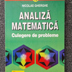 ANALIZA MATEMATICA. Culegere de probleme - Gherghe