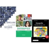 Pachet Bacalaureat 2026. Ghid complet Limba si literatura romana Matematica M2 Profil Stiinte ale naturii si Geografie Sinteze Teste Rezolvari - Delia