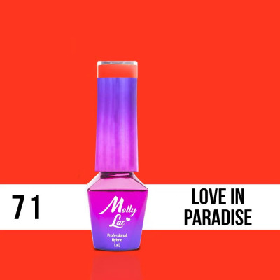 MOLLY LAC UV/LED gel Women in Paradise - Love in Paradise 71, 10ml foto