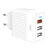 Incarcator Retea USB XO Design L58, 3 x USB, 18W, Quick Charge, Alb