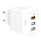 Incarcator Retea USB XO Design L58, 3 x USB, 18W, Quick Charge, Alb