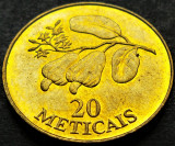 Cumpara ieftin Moneda exotica 20 METICAIS - MOZAMBIC, anul 1994 *cod 2186 = UNC, Africa