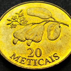 Moneda exotica 20 METICAIS - MOZAMBIC, anul 1994 *cod 2186 = UNC