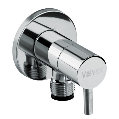 Robinet coltar cu cap ceramic, pentru instalatii apa si incalzire, Valvex Vega, D 1/2 &amp;quot; - 1/2&amp;quot; foto