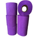 Cumpara ieftin Hartie igienica mov, 3 straturi, 6 role