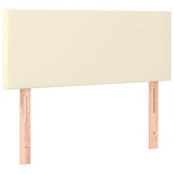 Cumpara ieftin Tablie de pat, crem, 80x5x78/88 cm, piele ecologica
