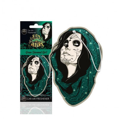 Odorizant auto aroma dia de los muertos green diamond girl foto