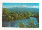 RF217 - Carte Postala - Valea Oltului. Masivul Fagaras, circulata 1966